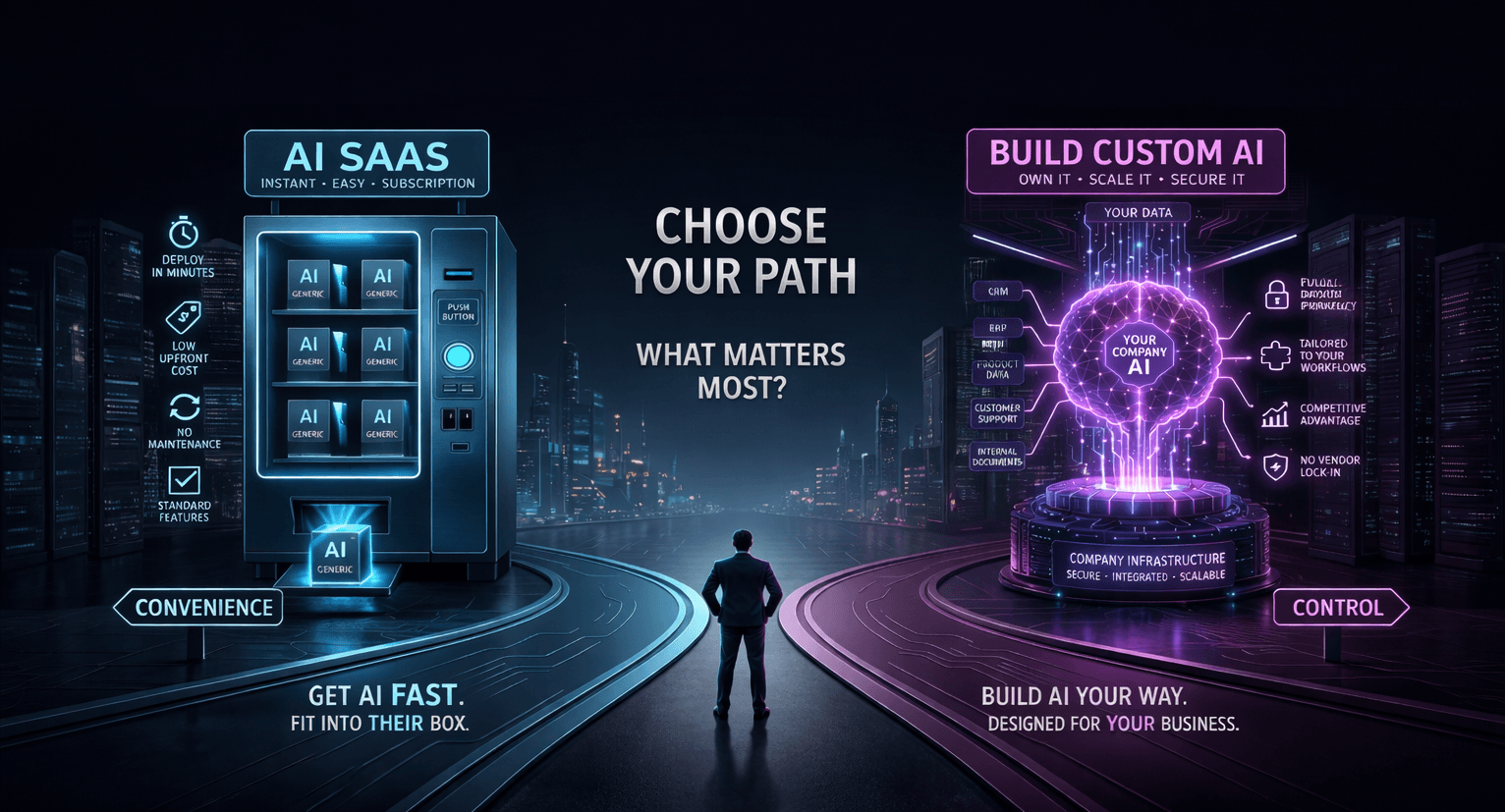 Build vs Buy: When to Build Custom Internal Software Instead of Buying SaaS