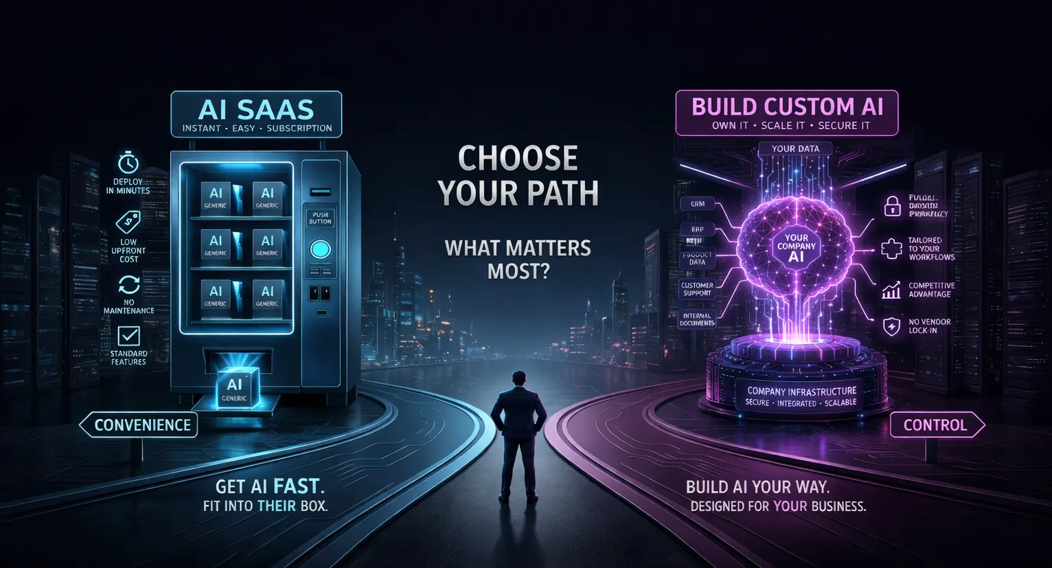 Build vs Buy: When to Build Custom Internal Software Instead of Buying SaaS
