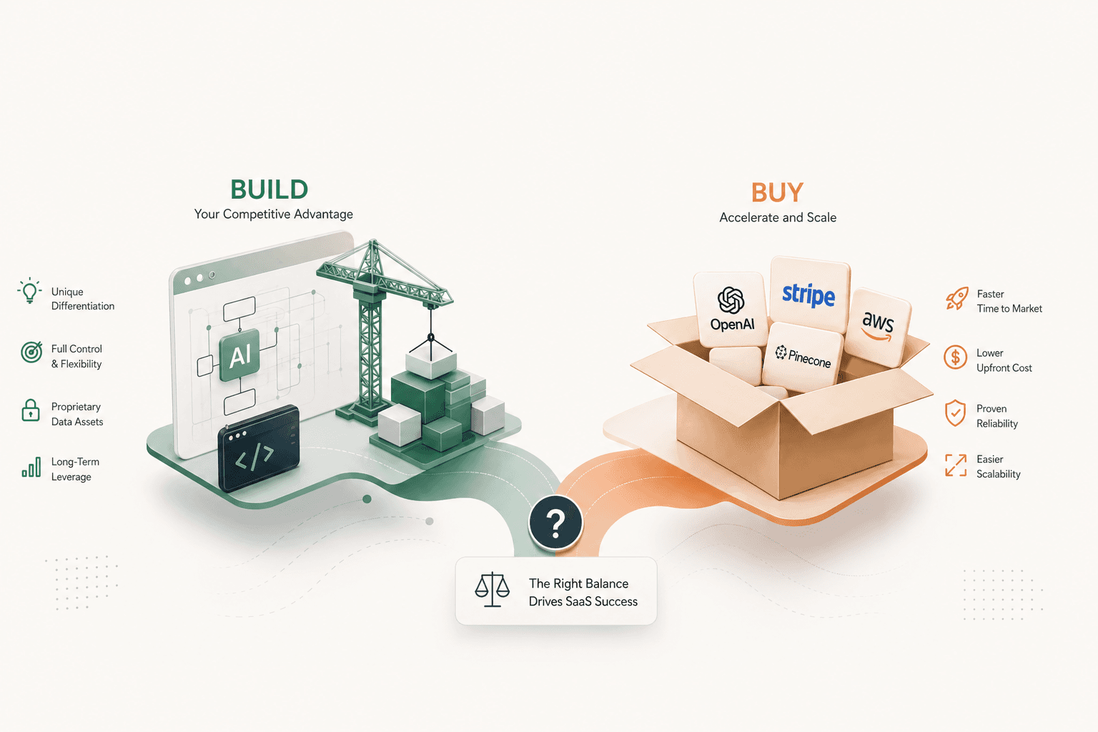 AI Development for SaaS: What to Build and What to Buy